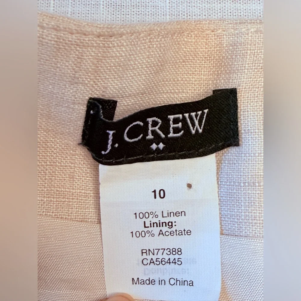 J. Crew Linen Dress in‎ 